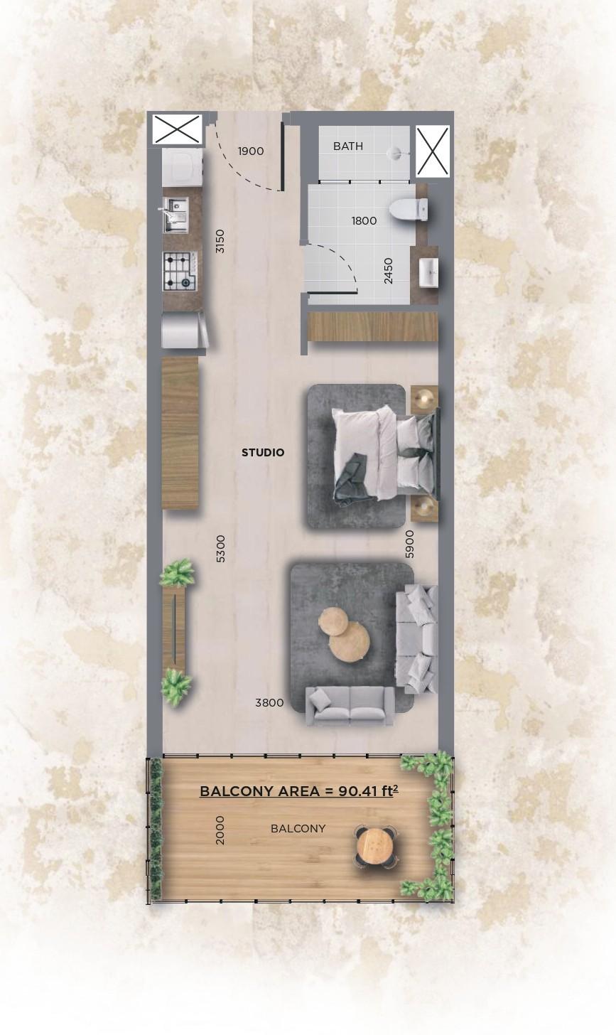 368 Park Ln - Studio - Discover Luxury Living in JVC