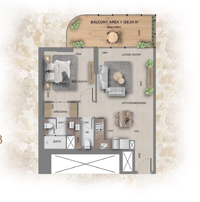 368 Park Ln  - 1 Bedroom Apartment