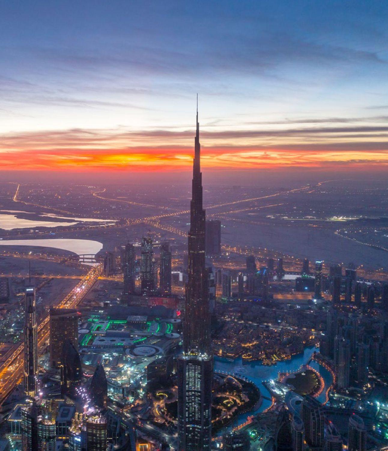 ACT Two by Emaar - Upgraded & Furnished 2 Bedroom Apartment -  ⁠Burj Khalifa and Community View