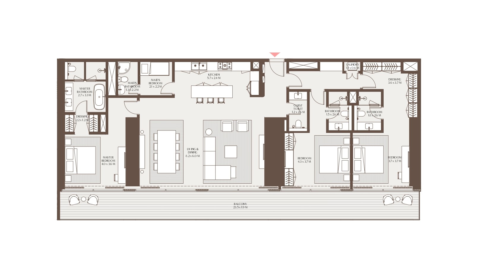 Akala Hotels and Residences - 3 Bedroom Apartment