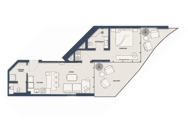 AMRA Resort - 1 Bedroom Apartment - Beachfront Living in Umm Al Quwain