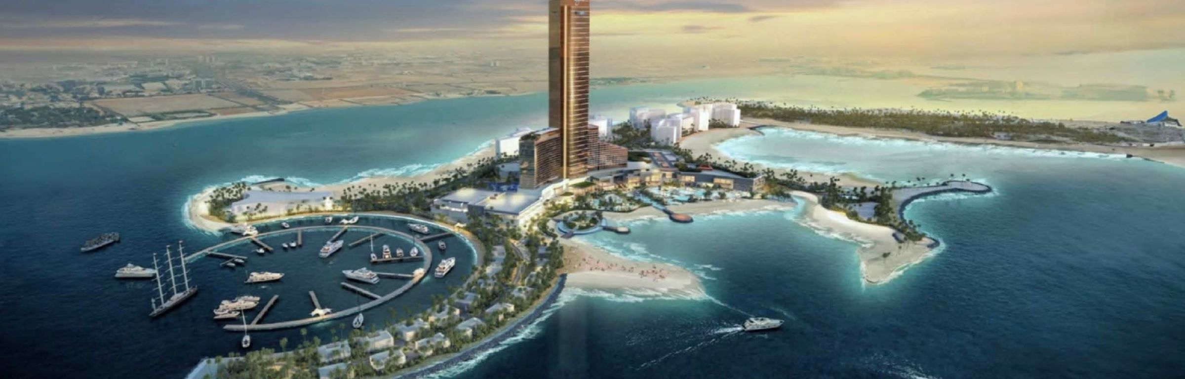 The Astera Interiors by Aston Martin - 1 Bedroom Apartment - Partial Sea and Island View