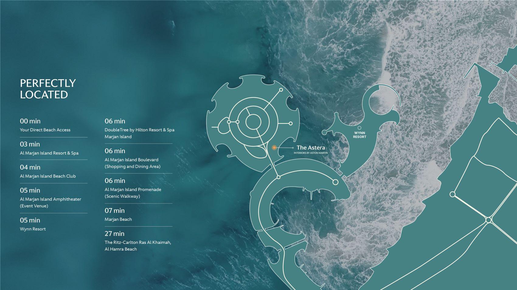 The Astera Interiors by Aston Martin - 2 Bedroom Apartment  - Sea View