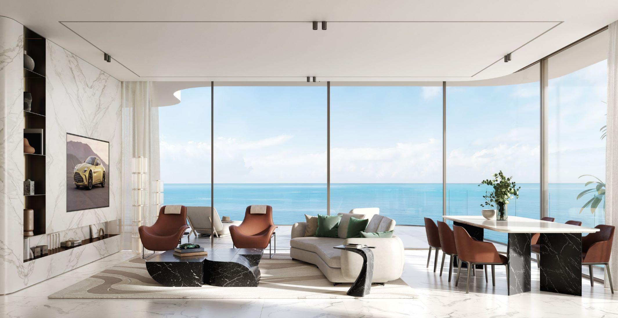 The Astera Interiors by Aston Martin - 2 Bedroom Apartment  - Sea View