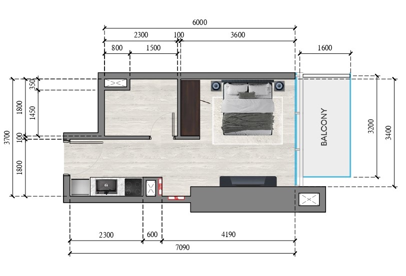Auresta Tower - Studio