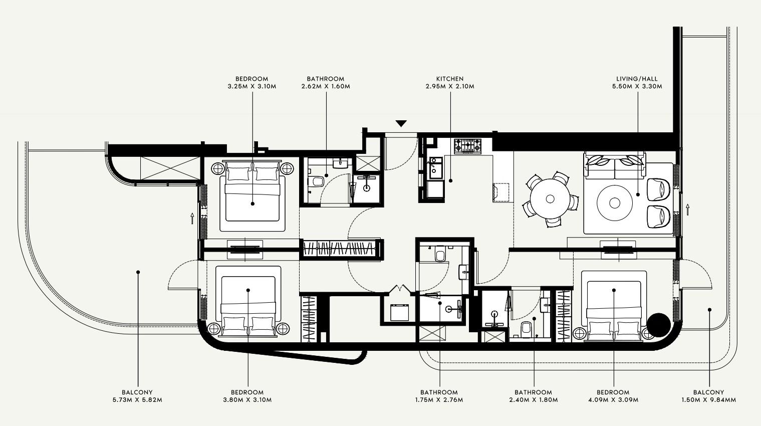 Azizi Ruby - 3 Bedroom Apartment - Modern Design & High Rental Yield in JVC
