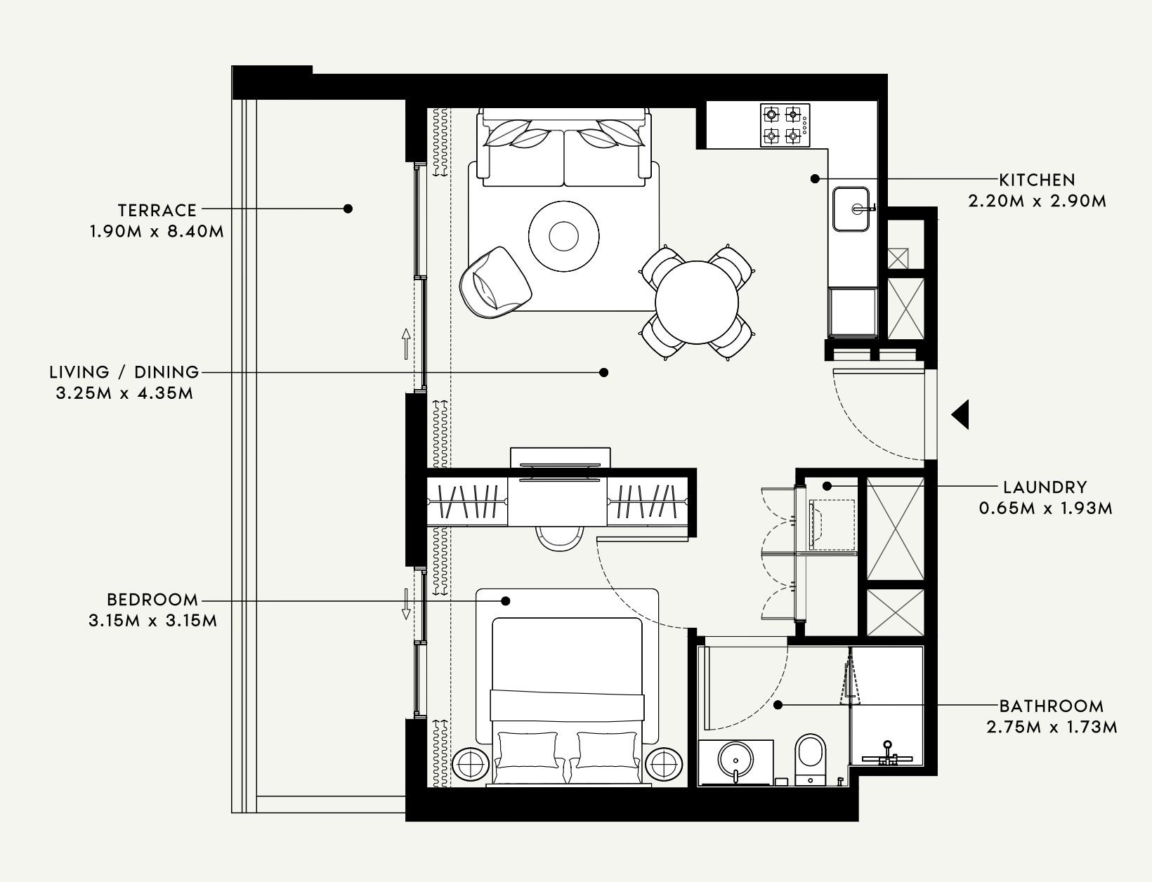 Beach Oasis 2 - 1 Bedroom Apartment - Investment Opportunity in Dubai Studio City