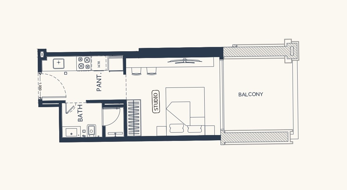 Binghatti Elite -  Studio