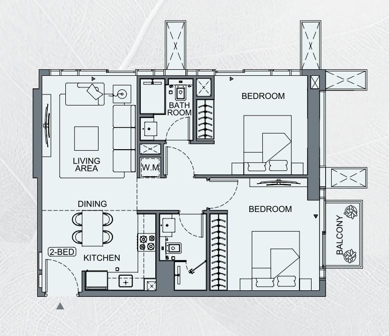 Binghatti Etherea - 2 Bedroom Apartment - Luxury Apartments for Sale in JVC