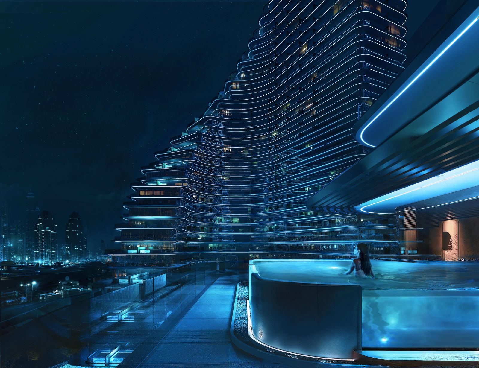 Binghatti Flare - 3 Bedroom Apartment + Pool