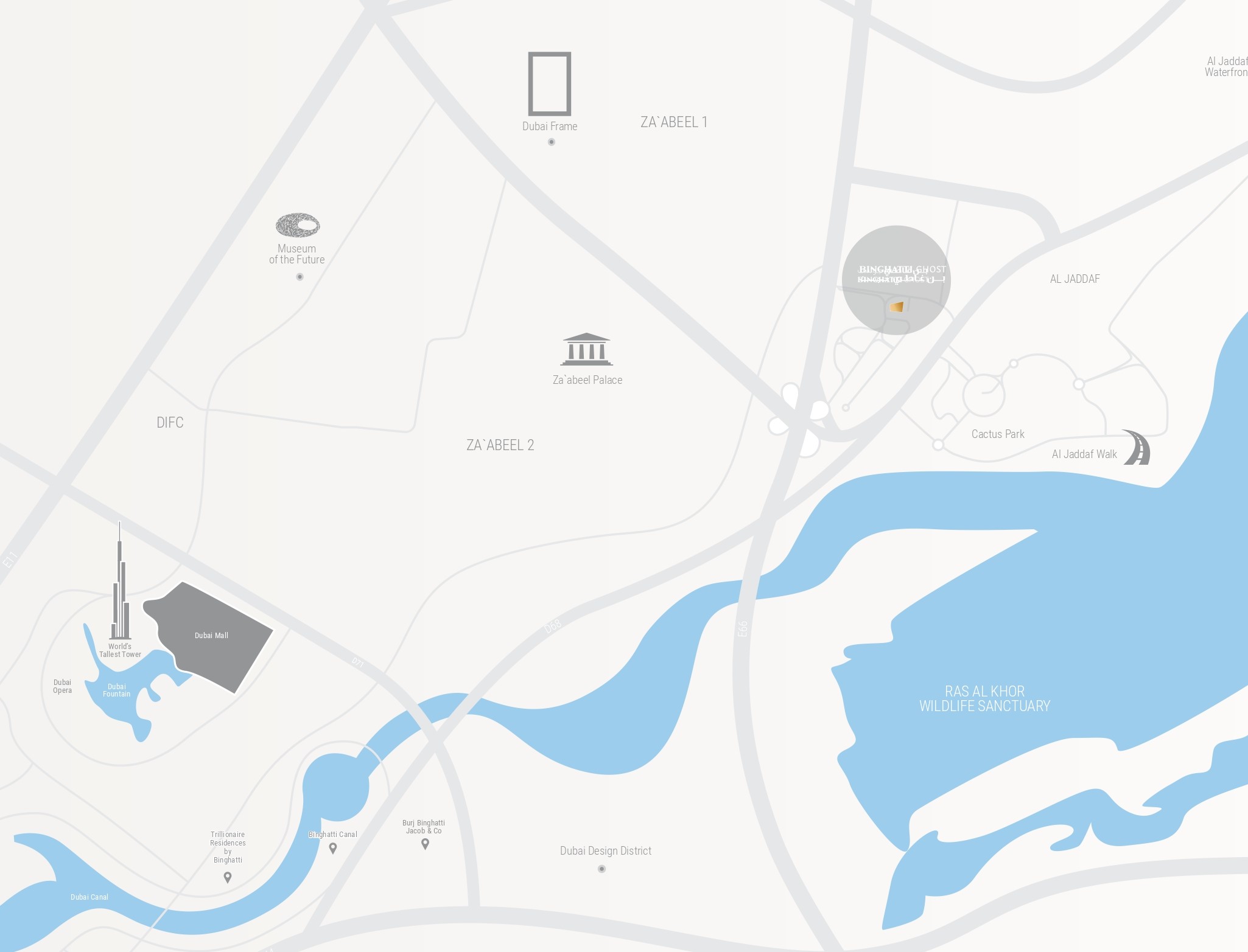 Binghatti Ghost - 3 Bedroom Apartment