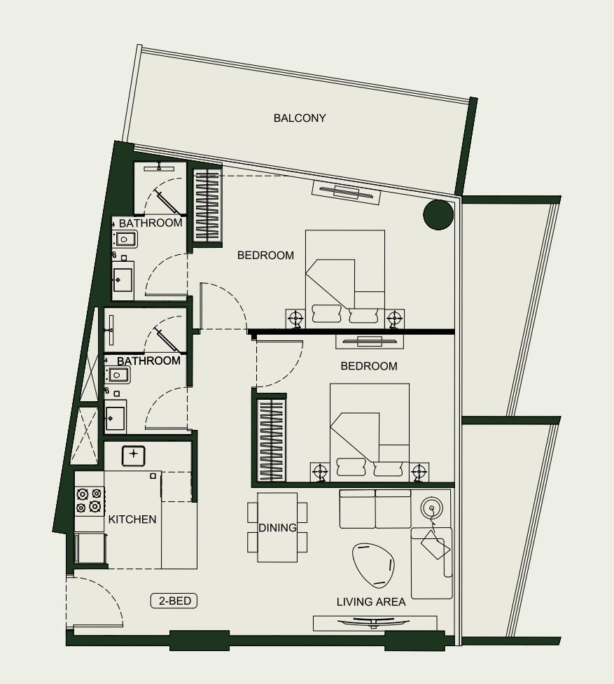 Binghatti Hillcrest - 2 Bedroom Apartment - Investment Opportunity in Arjan