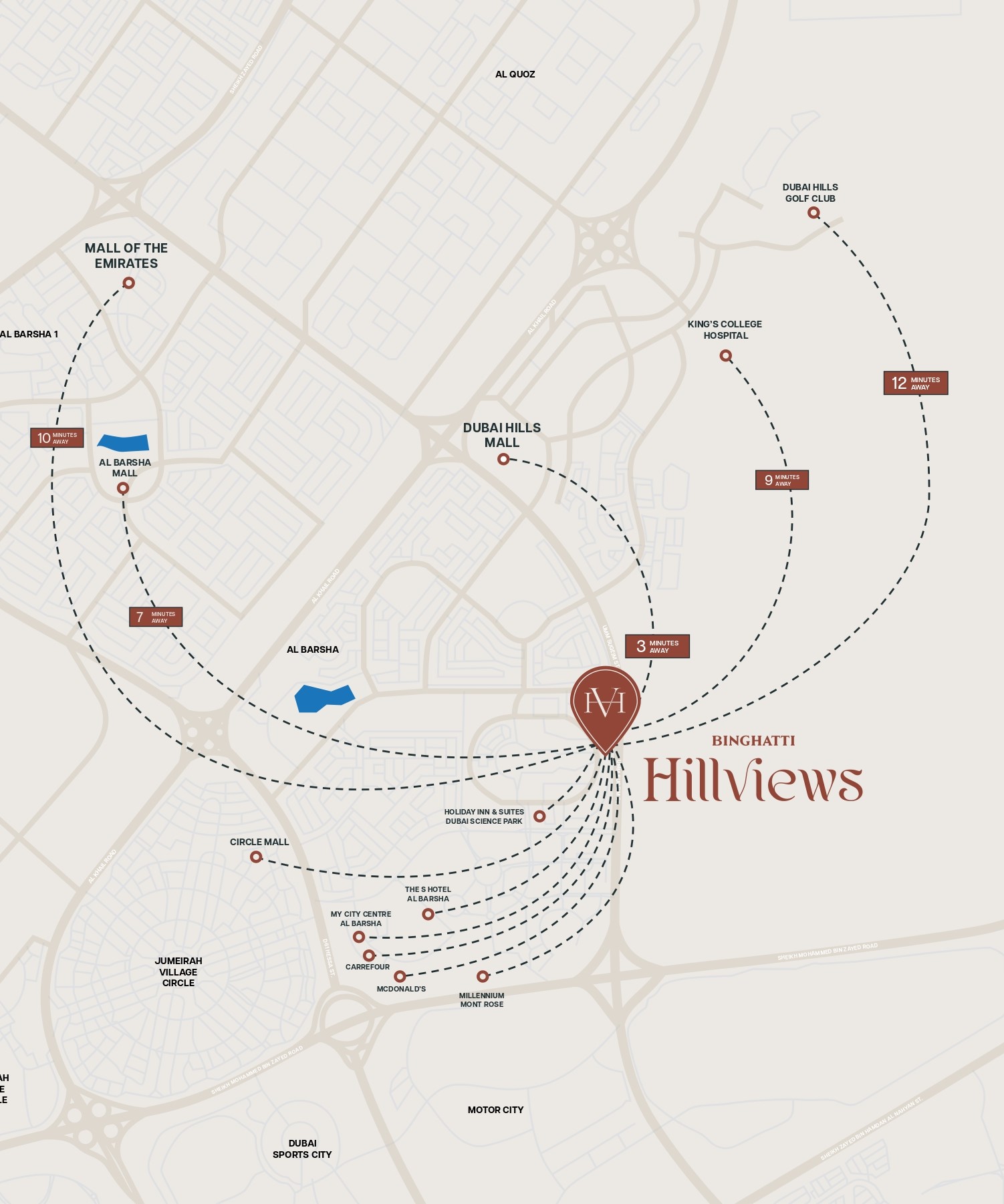 Binghatti Hillviews - Studio