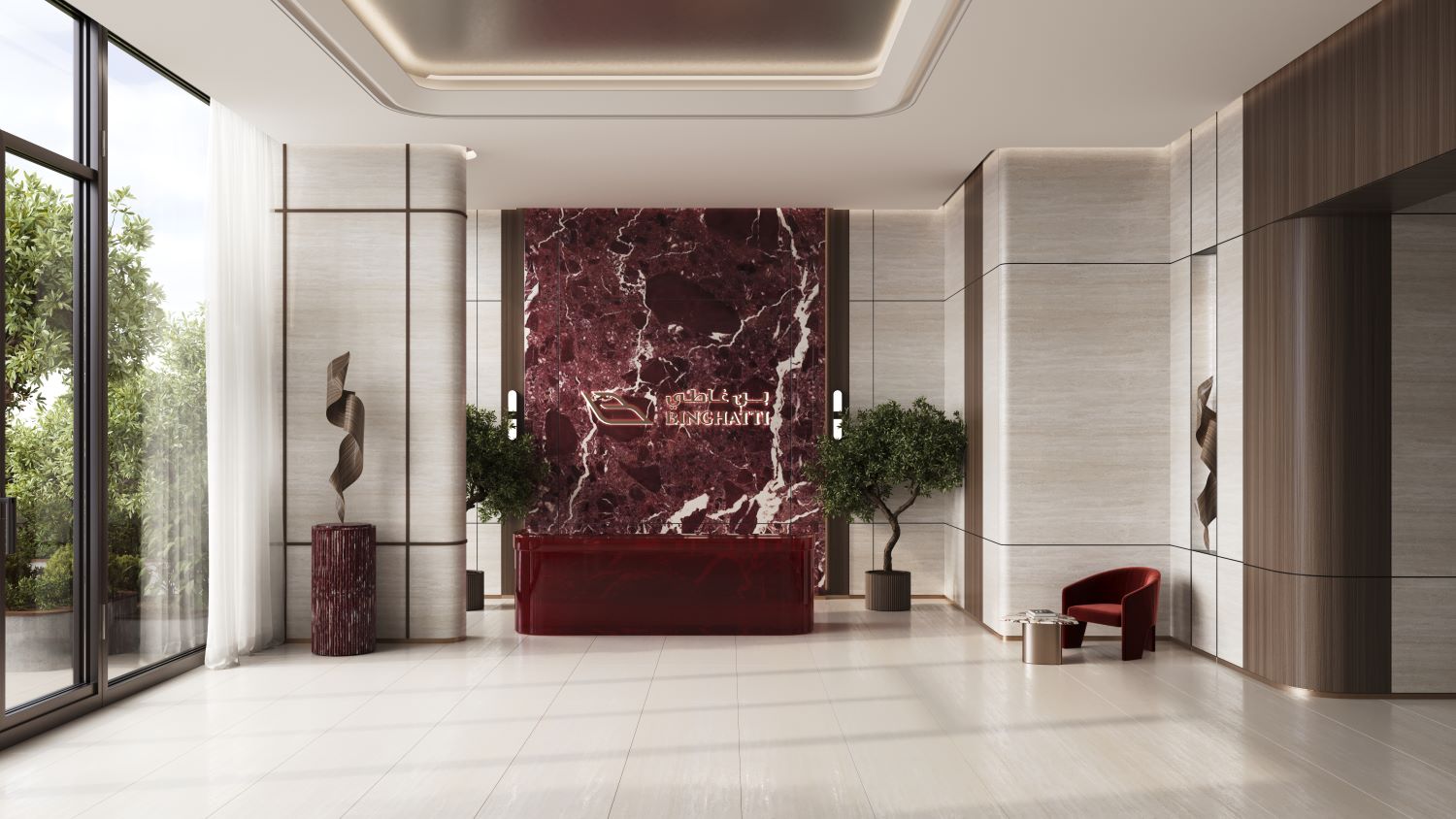 Binghatti Ruby - 2 Bedroom Royal Suite + Pool