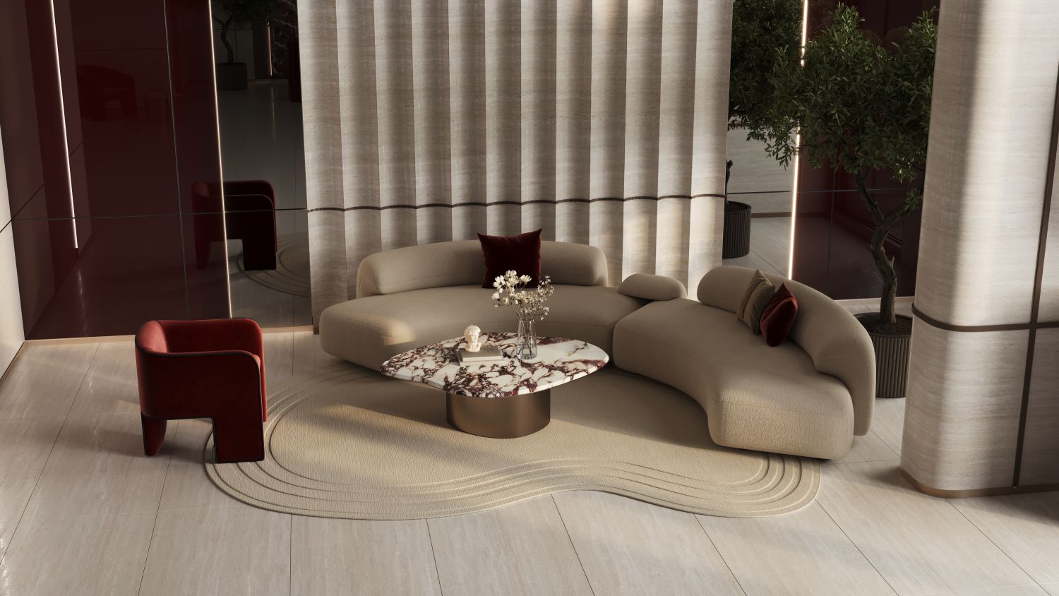 Binghatti Ruby - 2 Bedroom Royal Suite + Pool