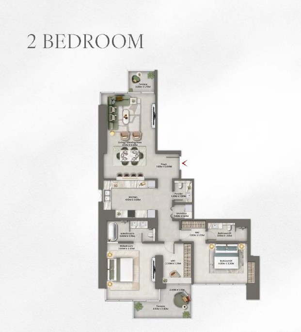Anwa Aria - 2 Bedroom Residence