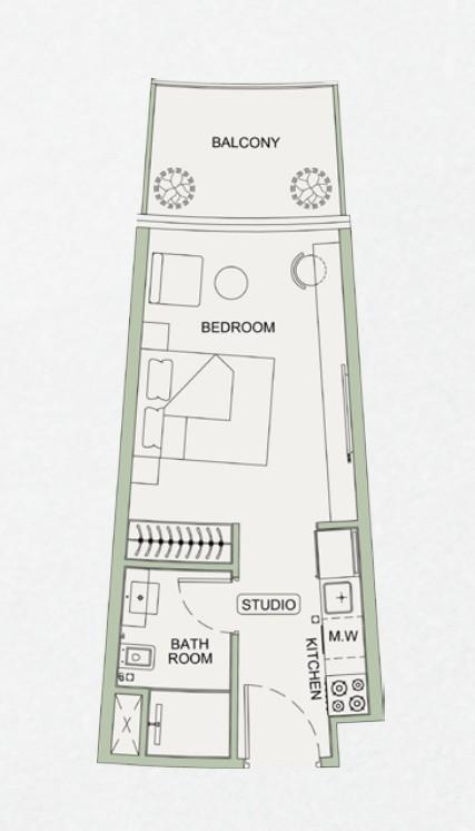 Binghatti Sky Terraces - Studio - Panoramic View Residences in Motor City