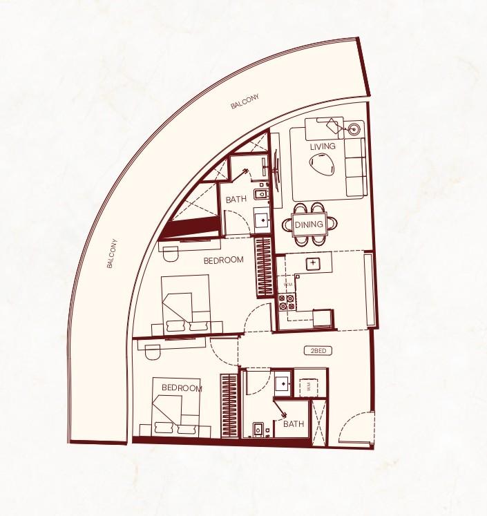 Binghatti Skyflame - 2 Bedroom Apartment - Premium Smart Residences with High ROI in Majan