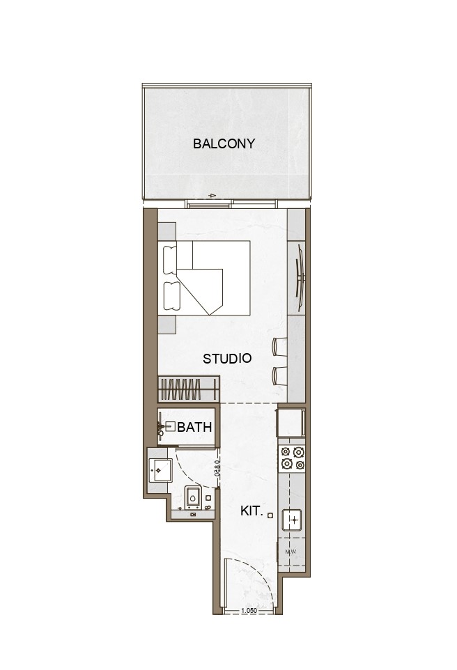 Binghatti Skyhall -  Studio