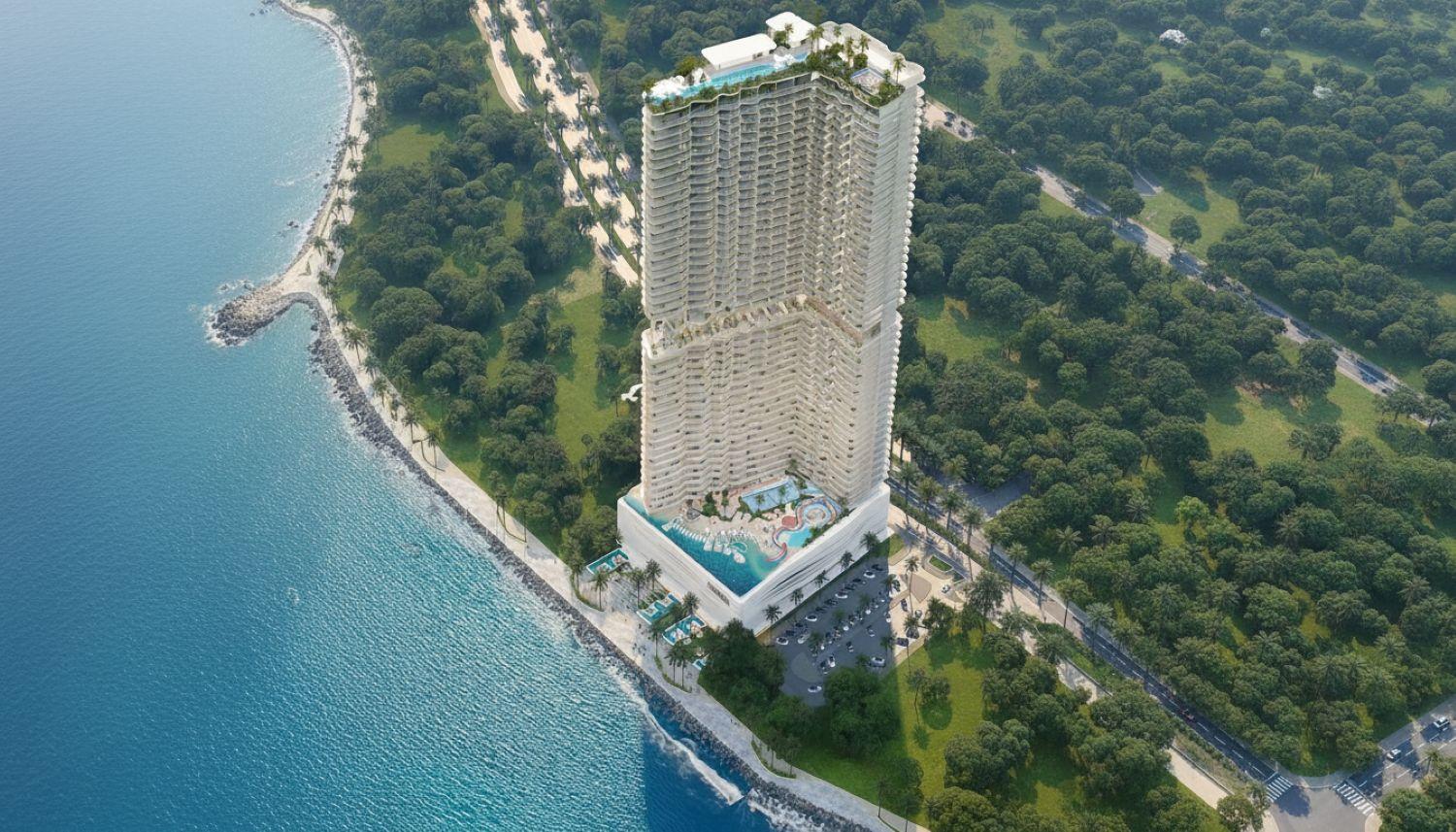 Breez by Danube - 2 Bedroom Apartment + Pool - Seafront Luxury Living