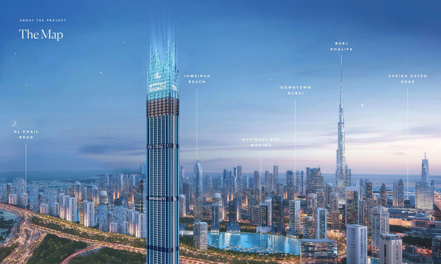 Burj Binghatti Jacob & Co - 2 Bedroom Emerald Villa + Pool