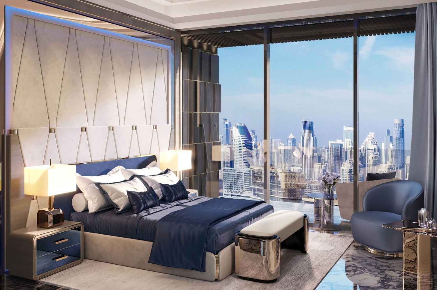 Burj Binghatti Jacob & Co - 2 Bedroom Emerald Villa + Pool