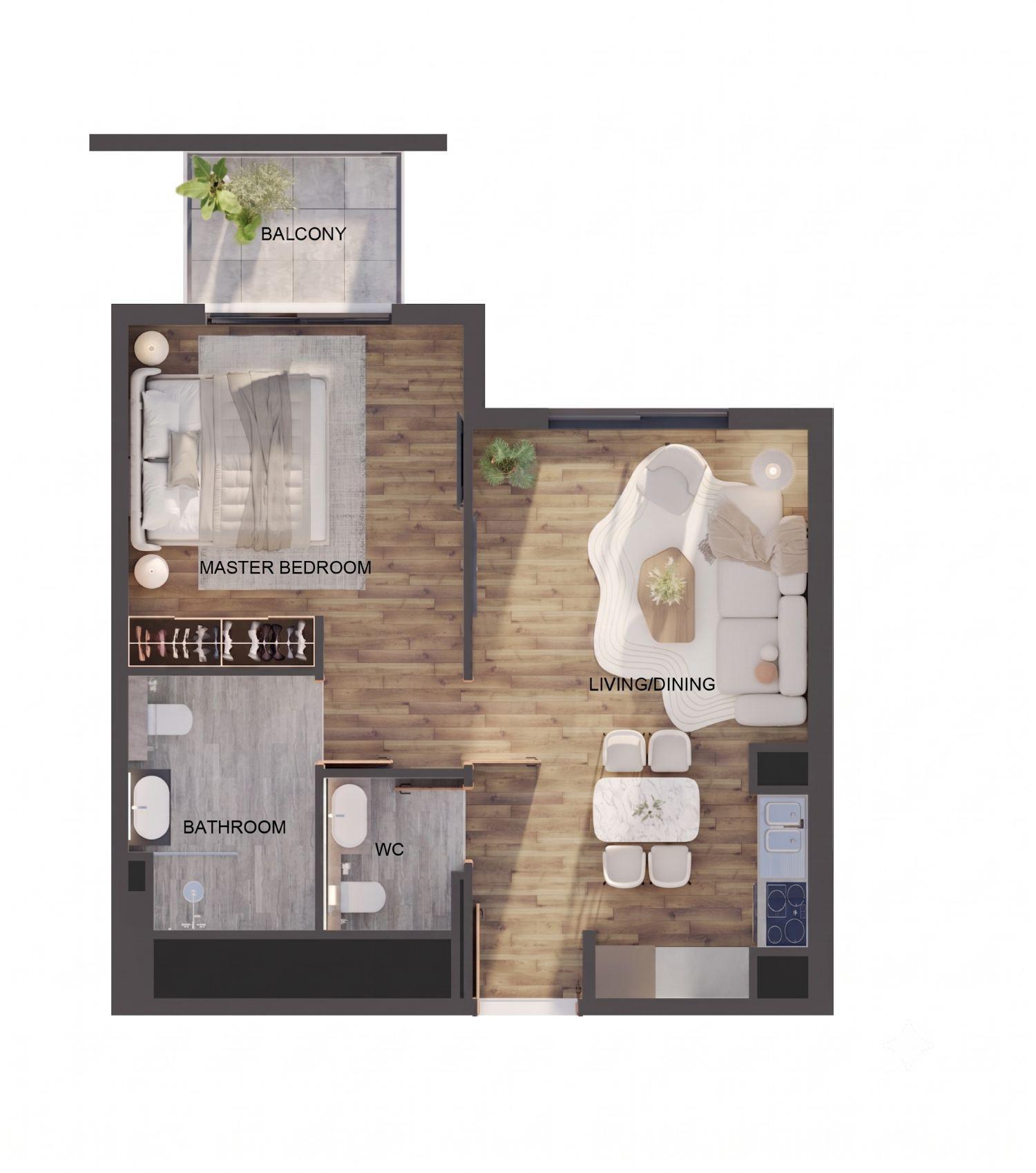 Carmel Residence - 1 Bedroom Apartment - Boutique Apartments for Sale in JVC Dubai