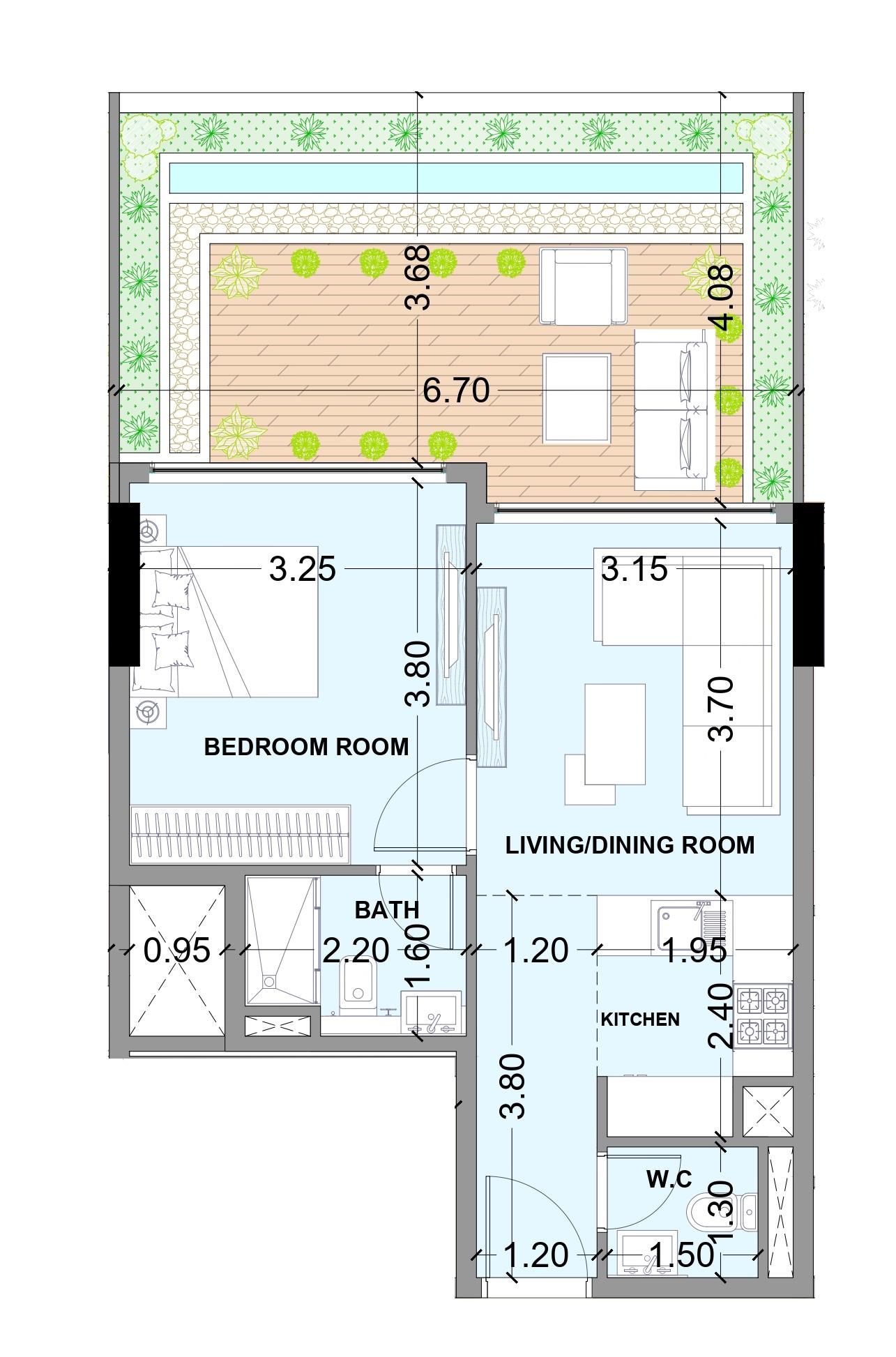 Celesto 3 by Tarrad - 1 Odalı Daire - Dubai'deki En Ucuz Plan Aşamasındaki Projelerden Biri