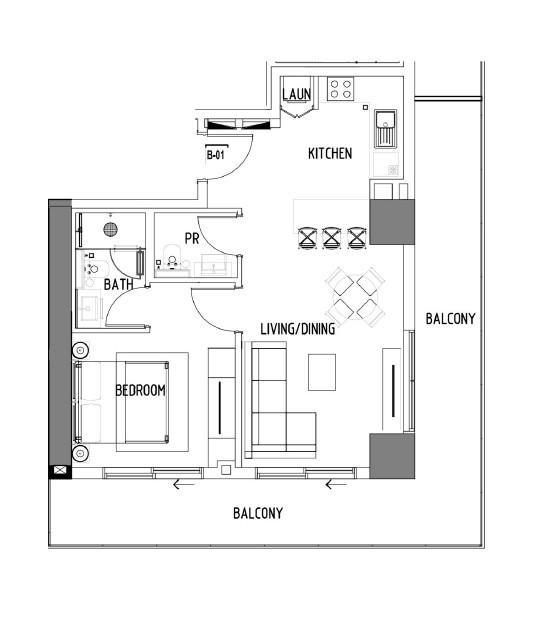 Chelsea Residences 2 by Damac - 1 Bedroom Apartment