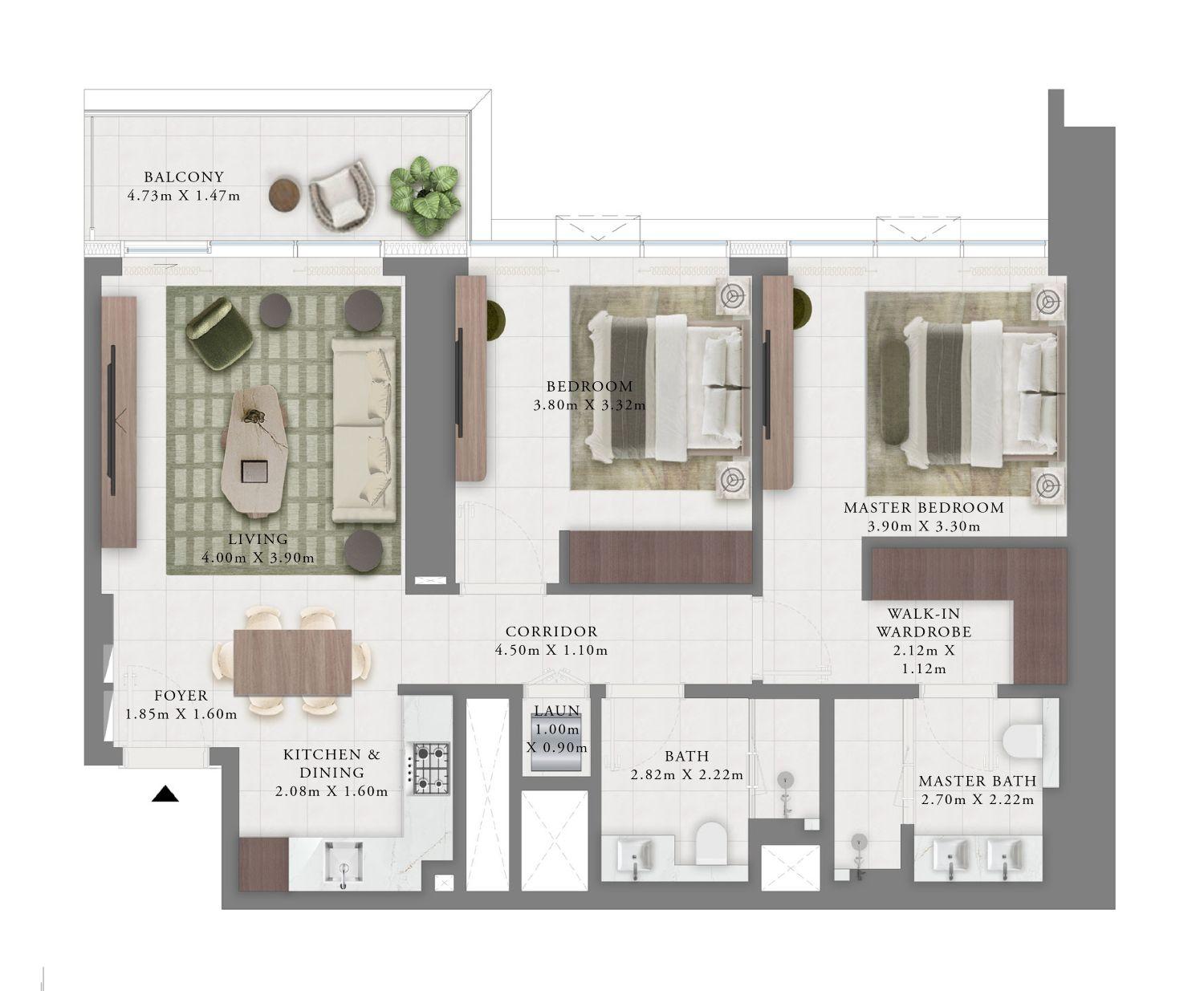 Creek Bay at Dubai Creek Harbour - 2 Bedroom Apartment - Investment Opportunity with Emaar Assurance