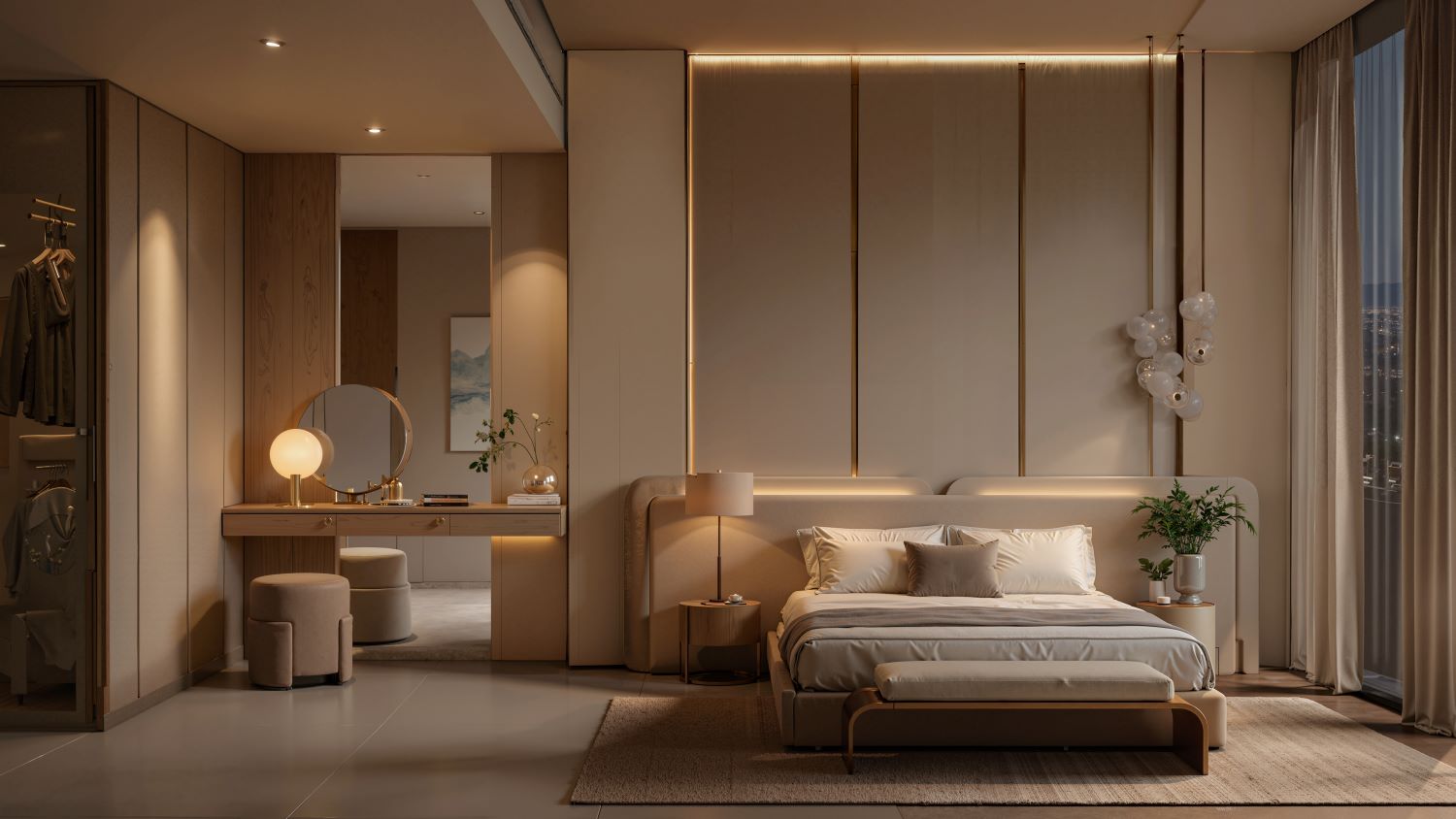 DWTN Residences - 3 Bedroom Apartment + Maid Room