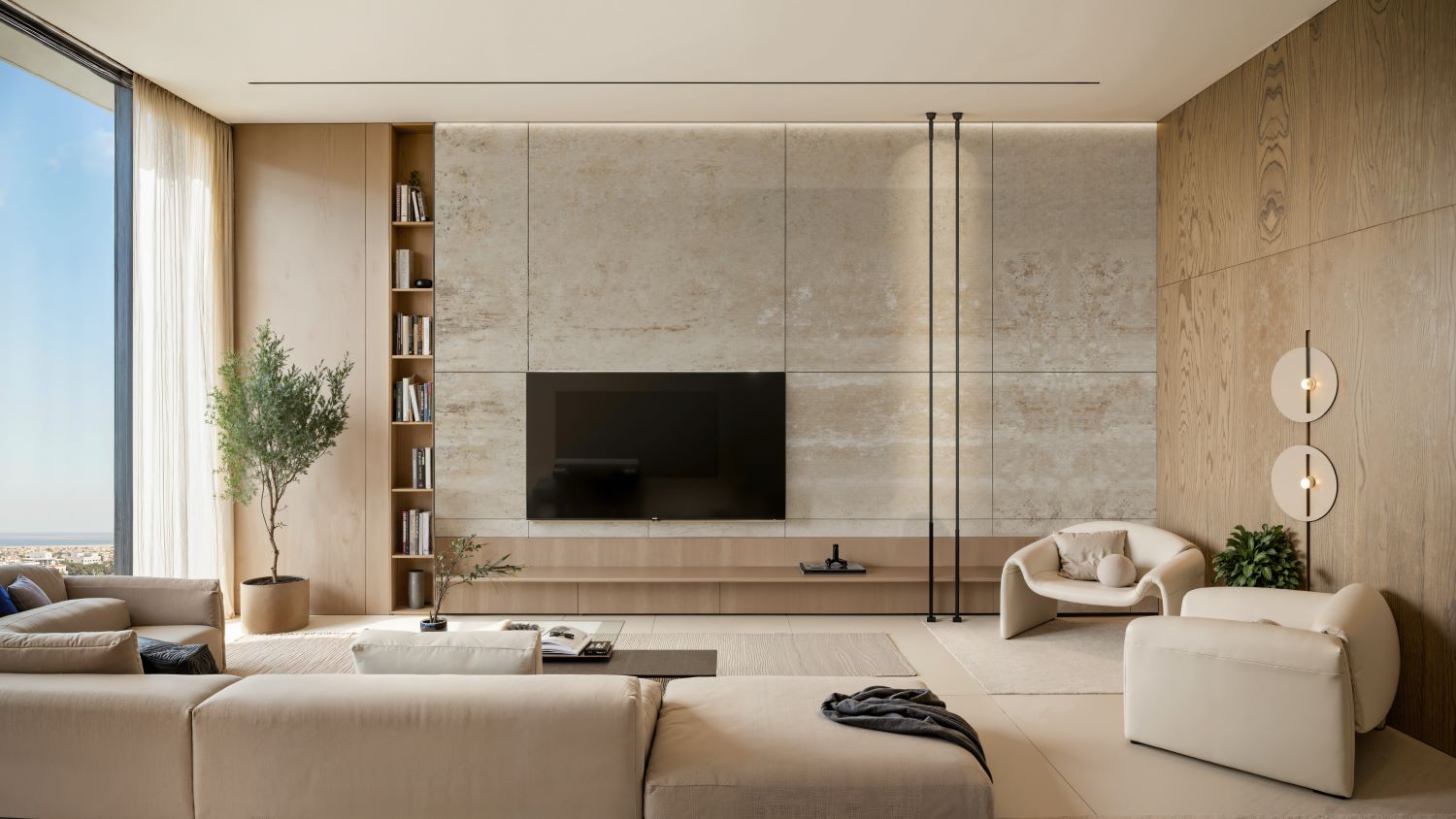 DWTN Residences - 3 Bedroom Apartment + Maid Room