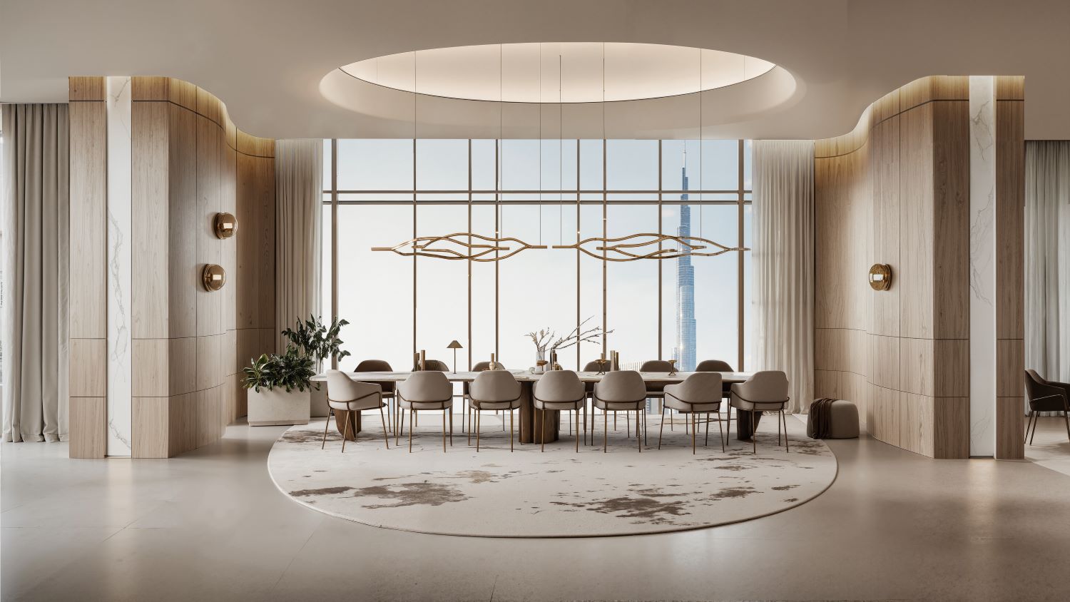 DWTN Residences - 3 Bedroom Apartment + Maid Room