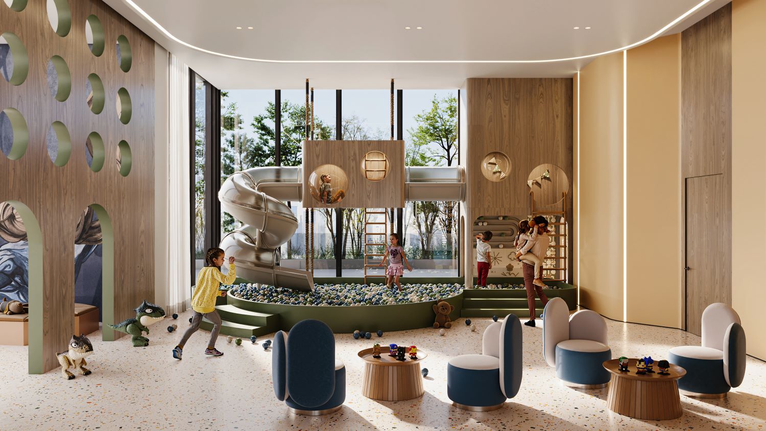 DWTN Residences - 3 Bedroom Apartment + Maid Room