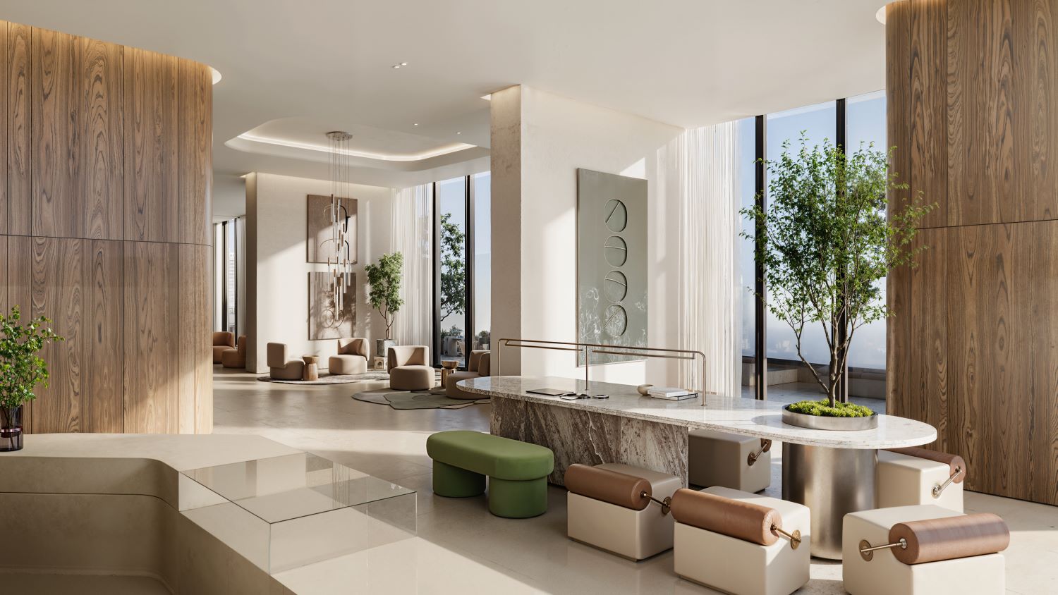 DWTN Residences - 3 Bedroom Apartment + Maid Room