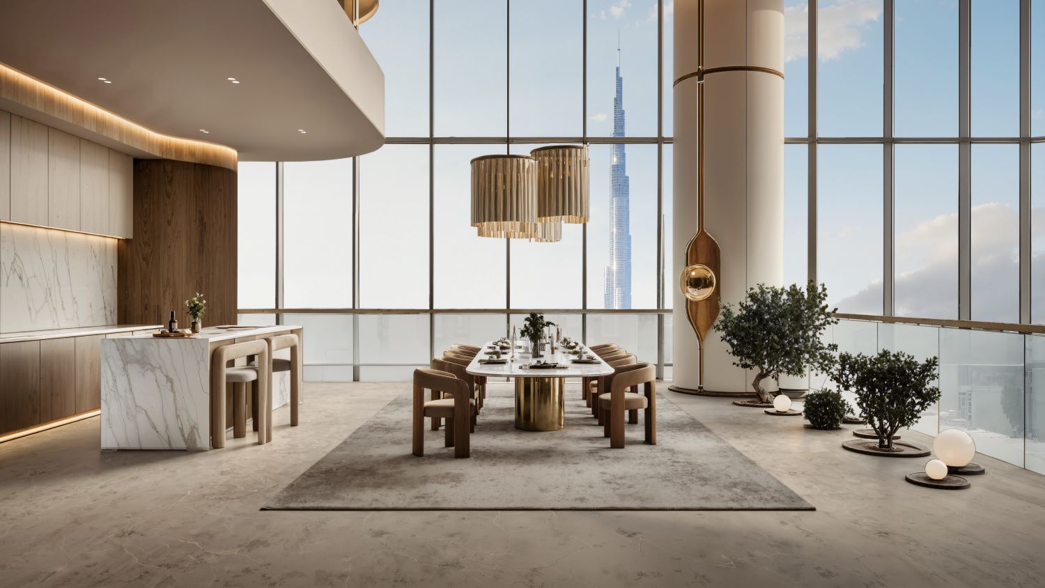 DWTN Residences - 3 Bedroom Apartment + Maid Room