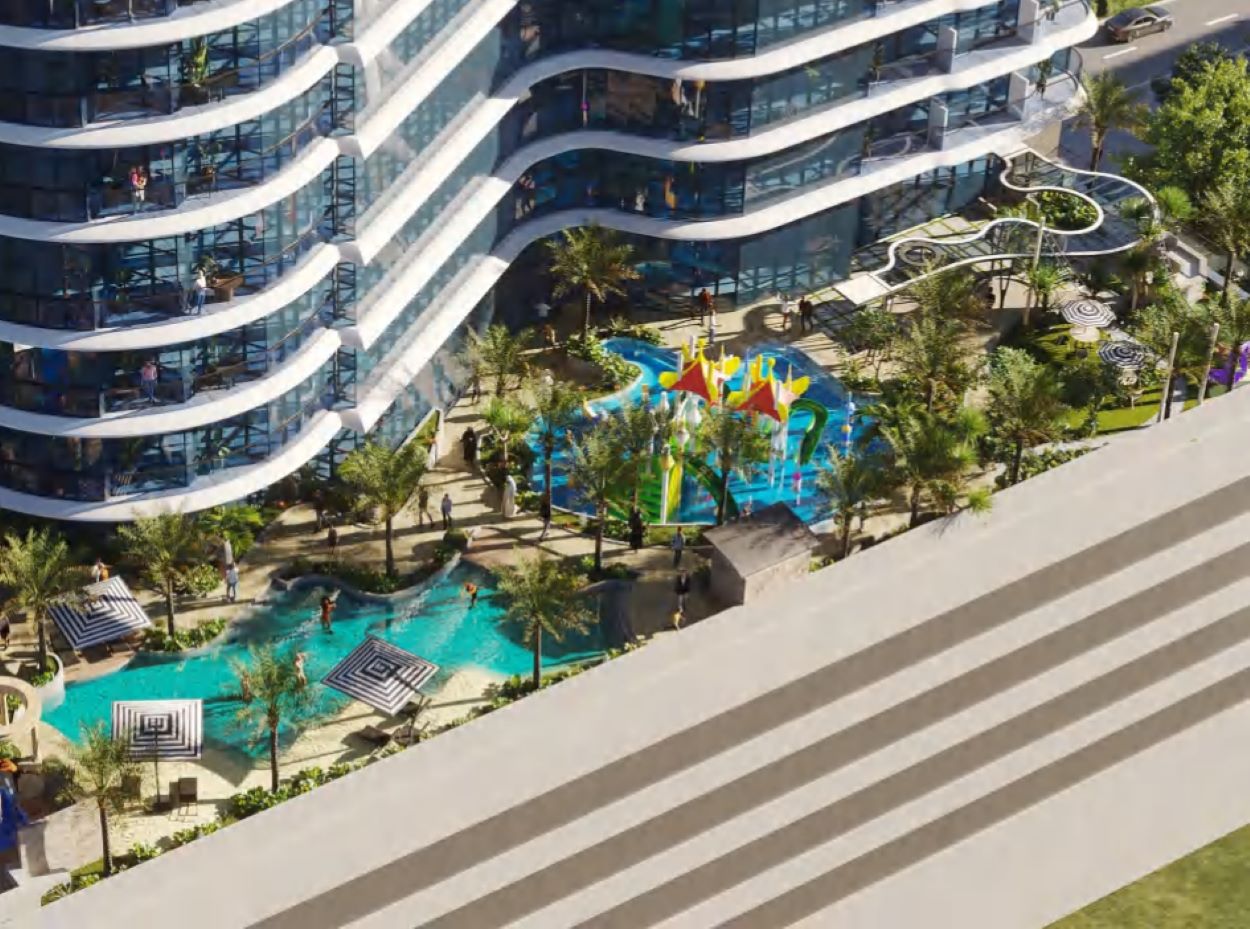 Electra-GOLF COURSE & CRICKET STADIUM Views - 2 Bedroom + Pool