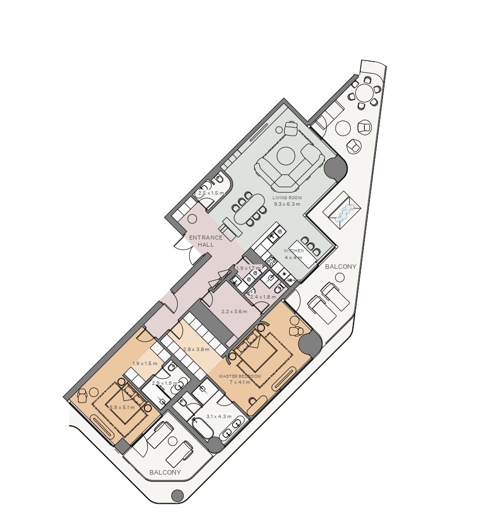 Eywa Residences  - 2 Bedroom Apartment