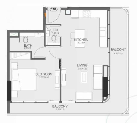 Floarea Oasis - 1 Bedroom Apartment + Study Room - Luxury Living in Dubailand