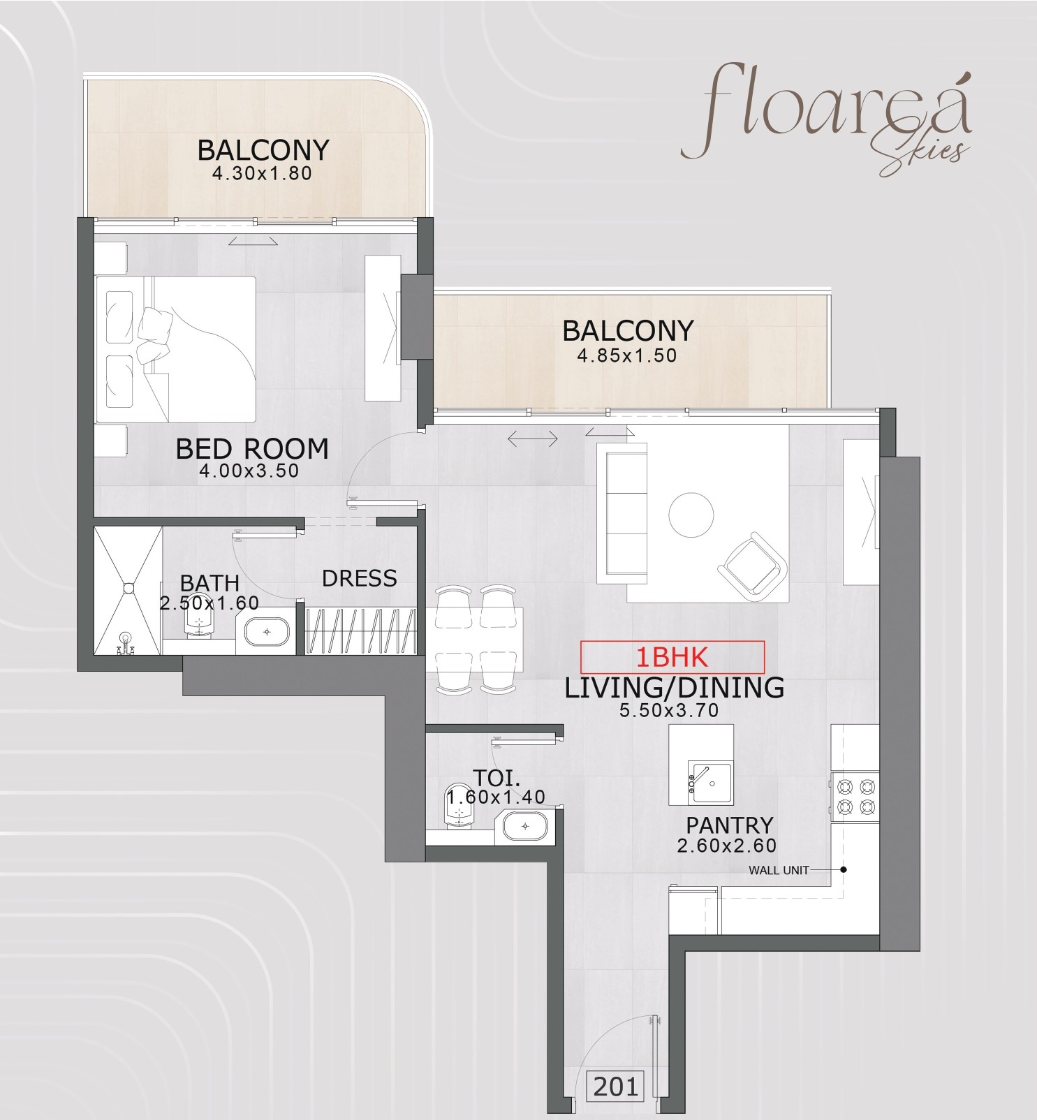 Floarea Skies - 1 Bedroom Apartment