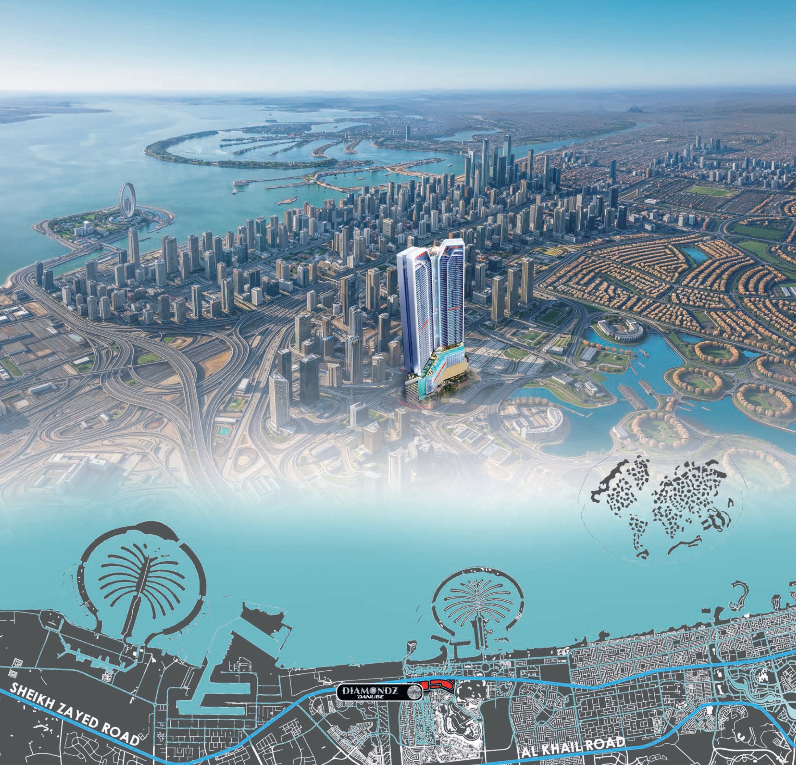 Diamondz by Danube - 4 Bedroom Apartment + Pool