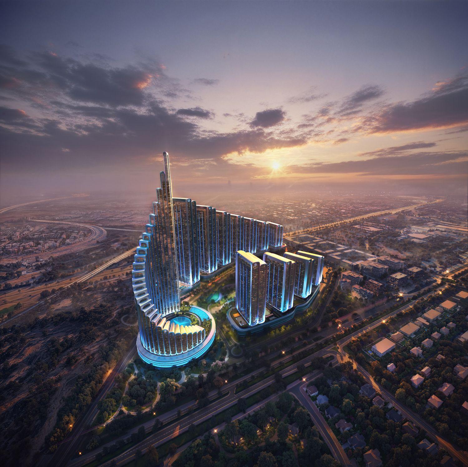 Mercedes-Benz Places Binghatti City Maybach - 3 Bedroom Apartment