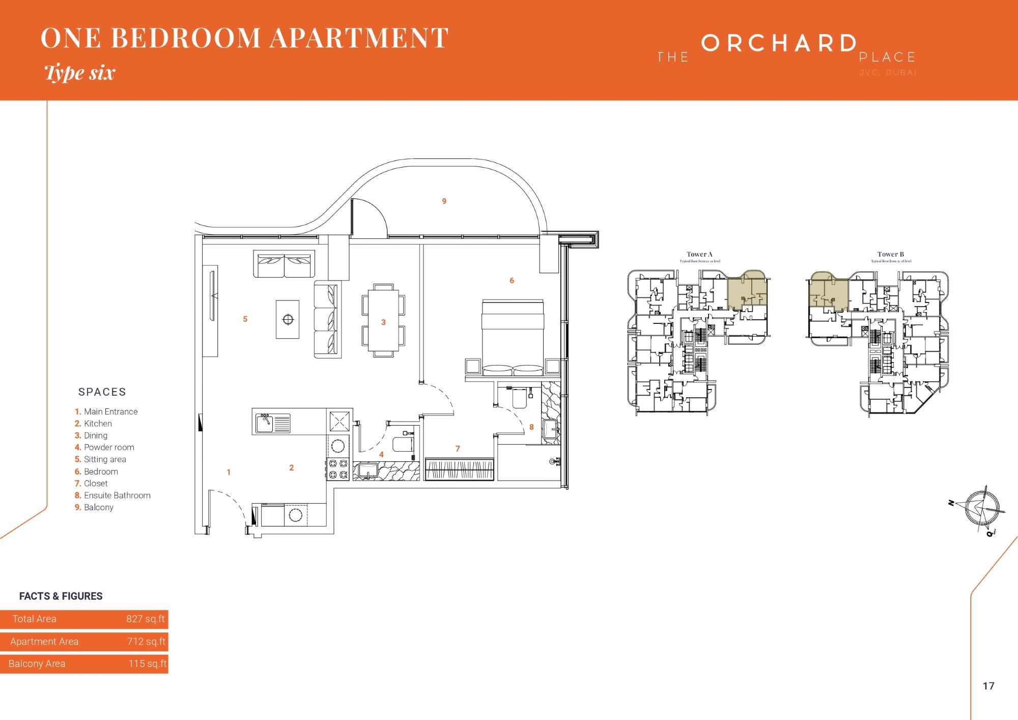 Orchard Place - 1 Bedroom Apartment