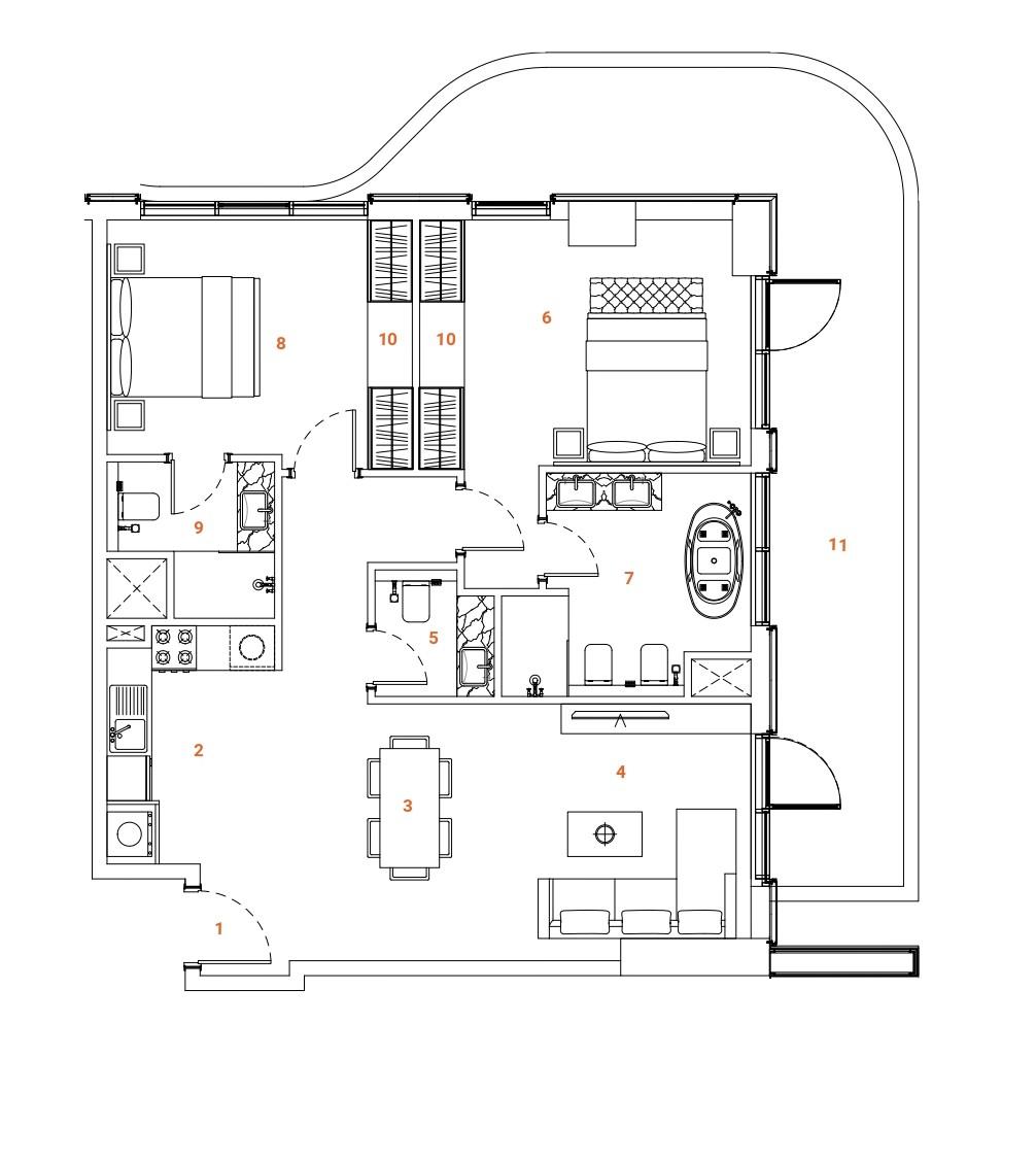 Orchard Place - 2 Bedroom Apartment