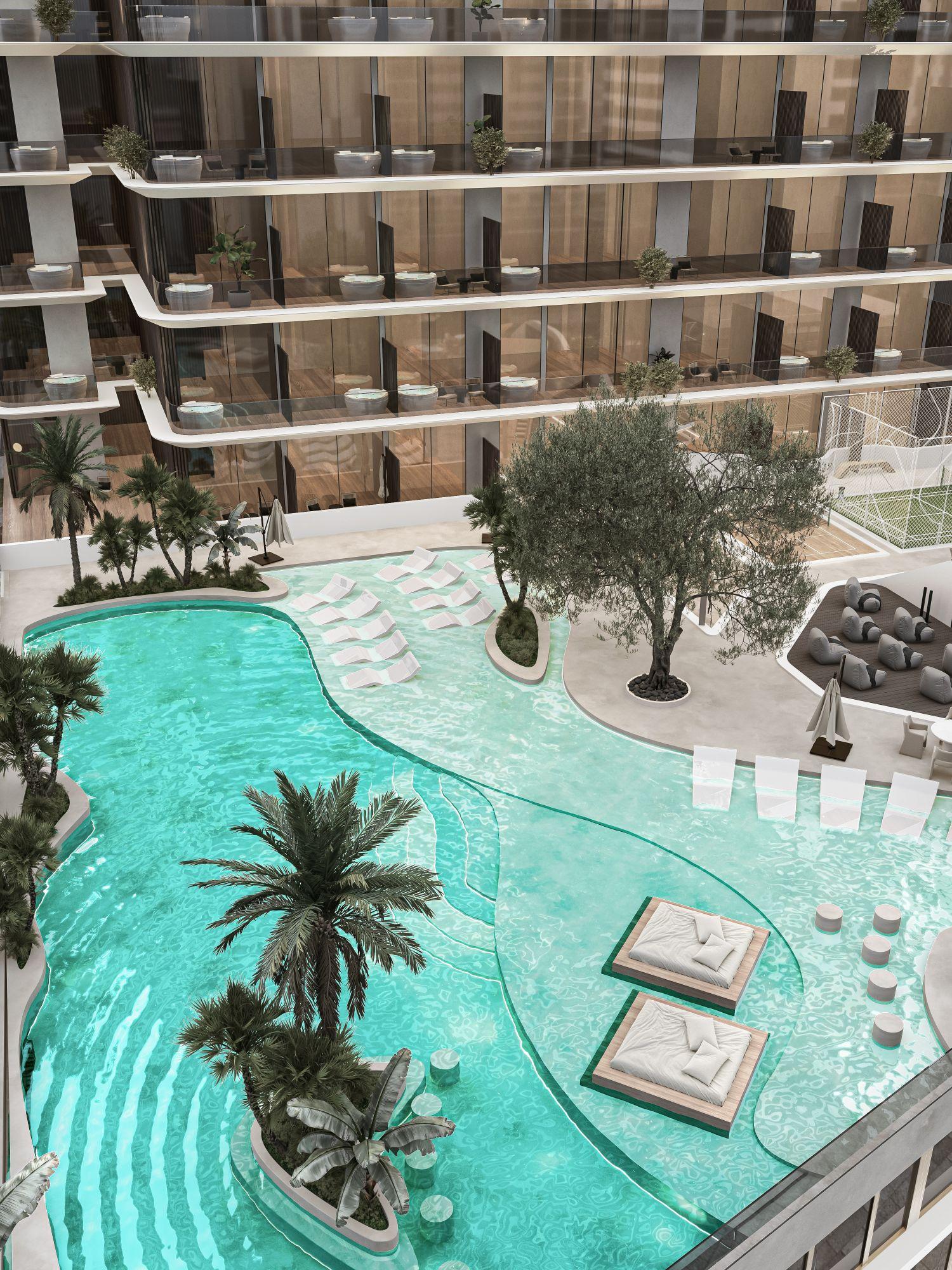 Peace Avenue by Peace Homes - 1 Bedroom + Jacuzzi - Affordable Apartments in Jebel Ali