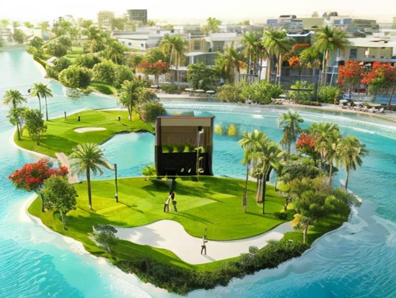 Luxury Corner Townhouse with 5 Bedrooms, Garden, and Prime Location at DAMAC Islands, Dubai - High Floor & Flexible Payment Plan Available