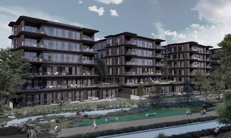 Privé Kemer: 2+1 Terrace Apartment in Göktürk - Third Phase – Citizenship Eligible