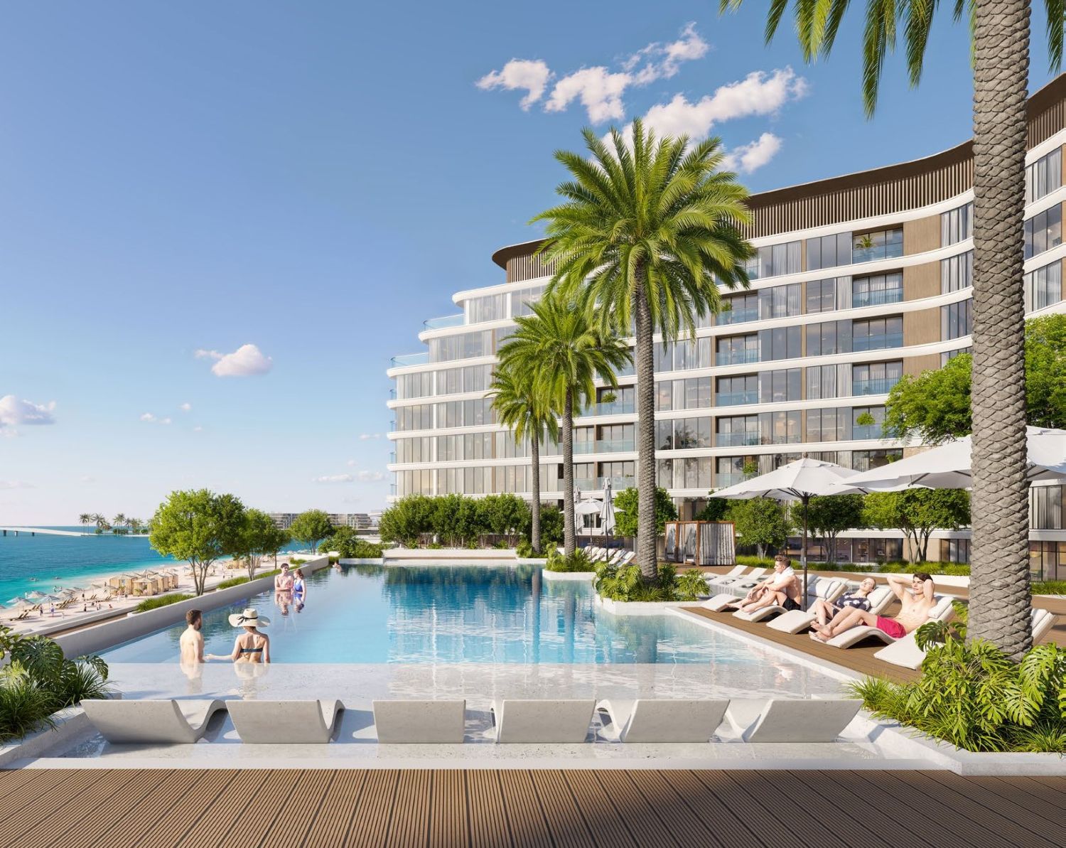 Delphine Beach Residences на острове Sobha Siniya — 2-комнатная квартира — Роскошная островная жизнь