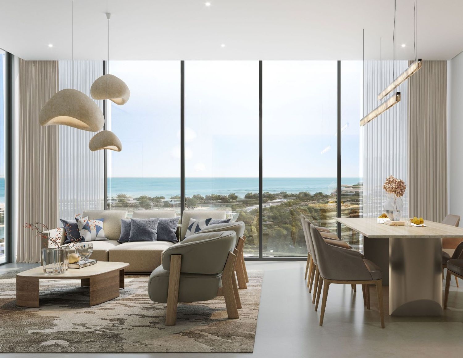 Delphine Beach Residences на острове Sobha Siniya — 2-комнатная квартира — Роскошная островная жизнь