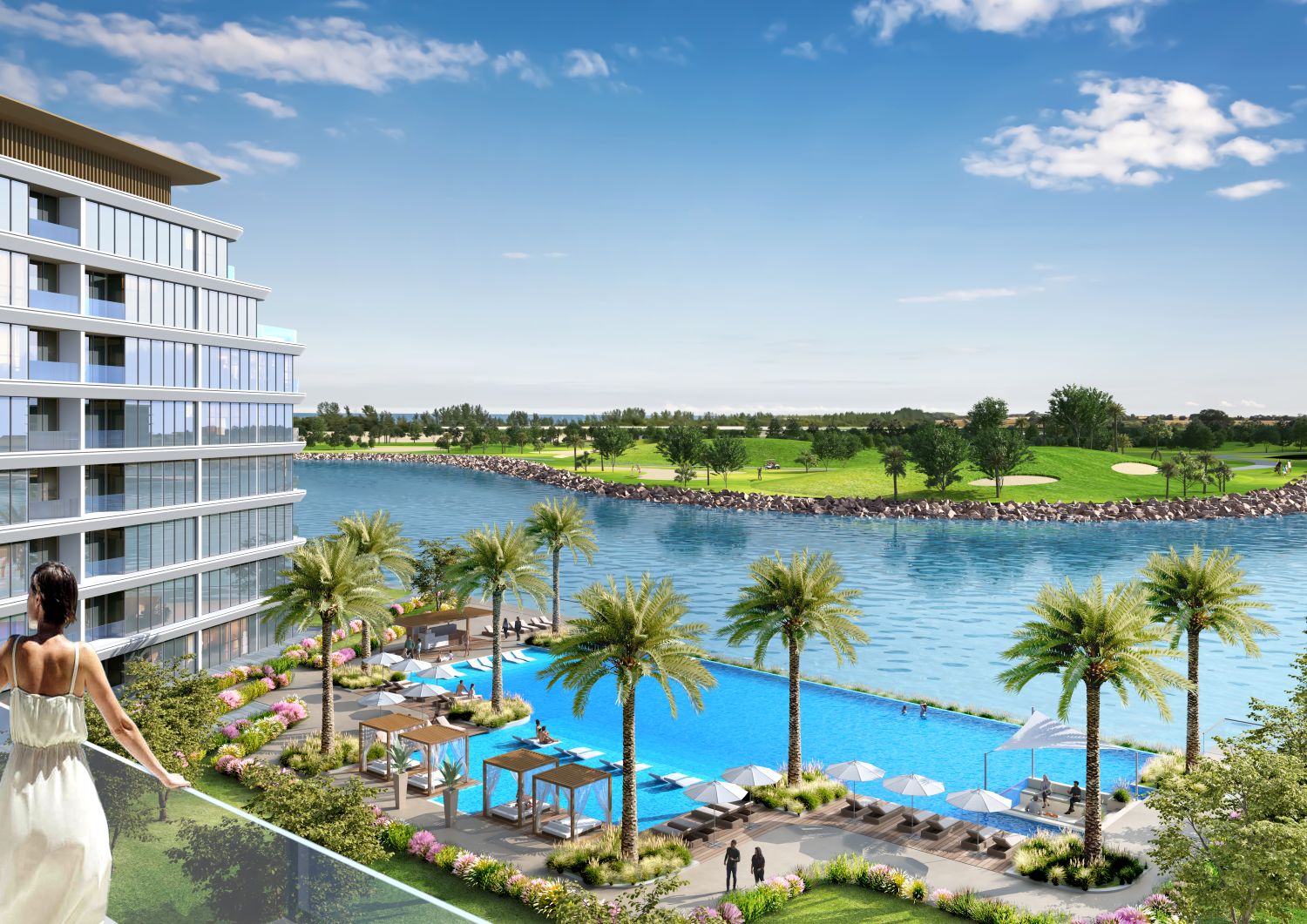 Delphine Beach Residences на острове Sobha Siniya — 2-комнатная квартира — Роскошная островная жизнь